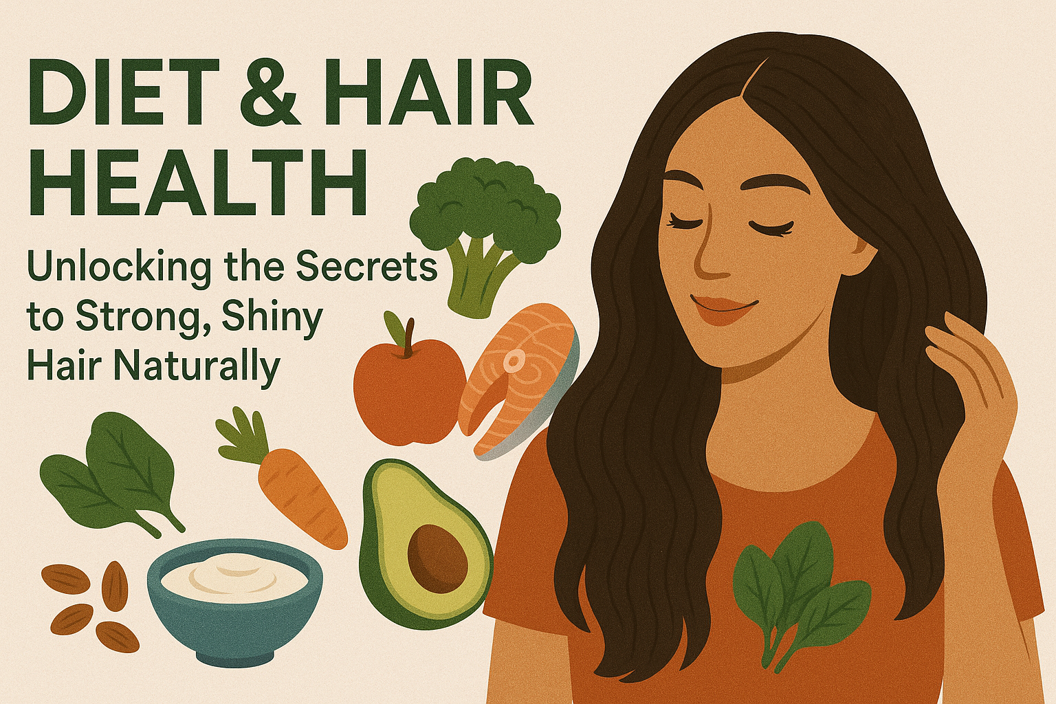 Diet & Hair Health: Unlocking the Secrets to Strong, Shiny Hair Naturally