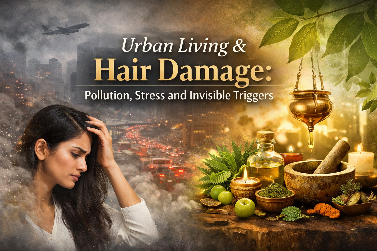 Urban Living & Hair Damage: Pollution, Stress and Invisible Triggers