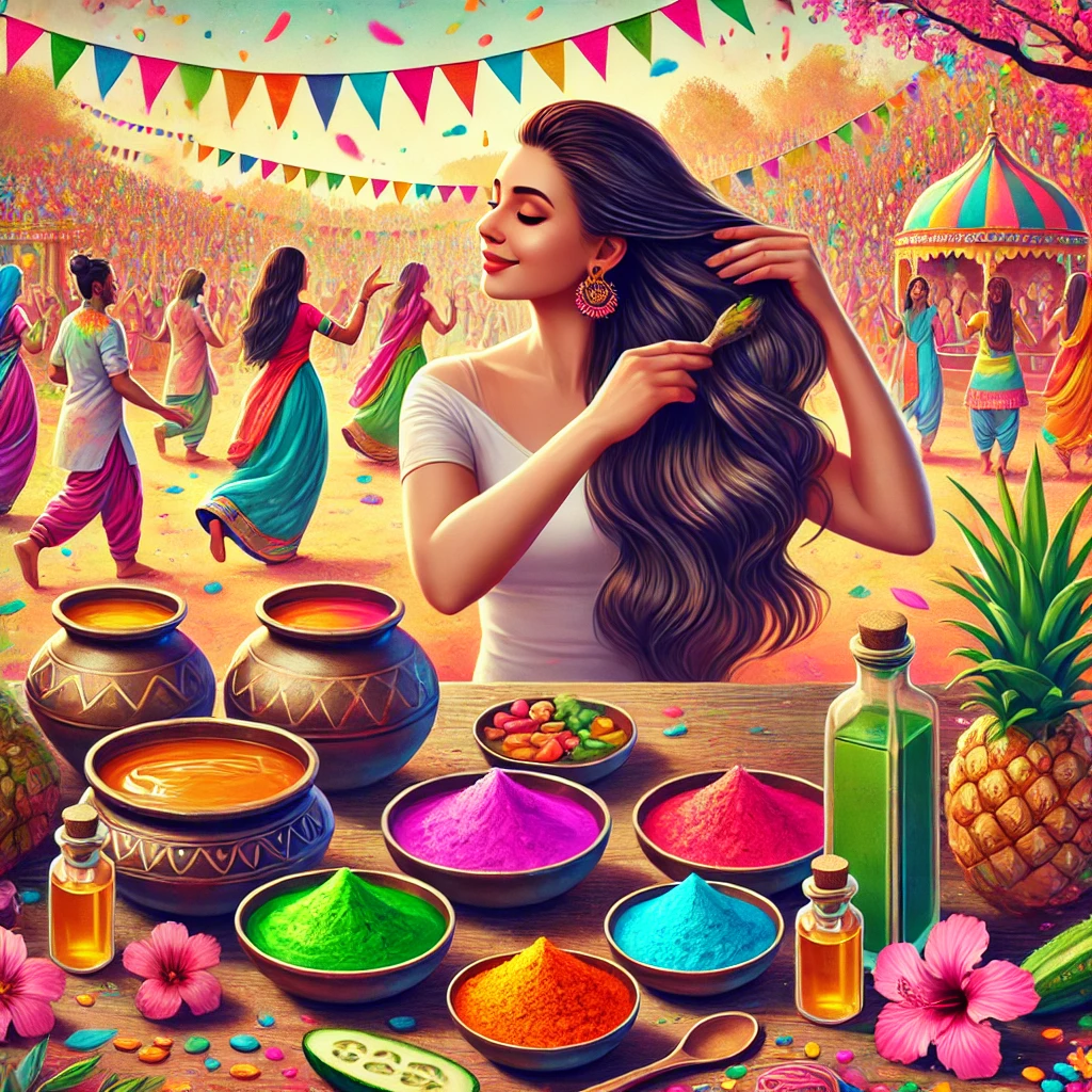 Hair Care at Home for Holi – Ayurvedic Tips by VHCA Hair Clinic