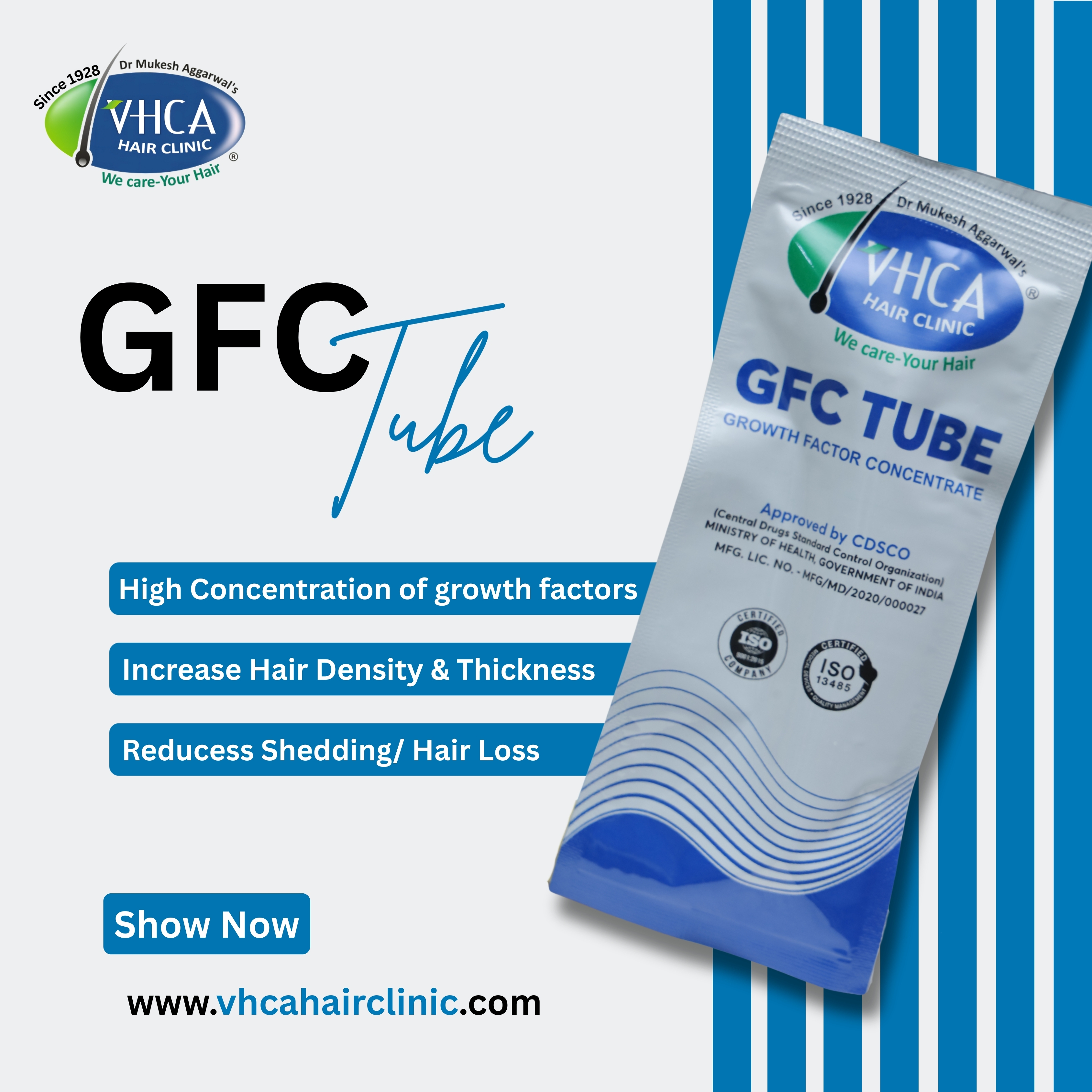 VHCA GFC Tubes ( Growth Factor Concentrate)