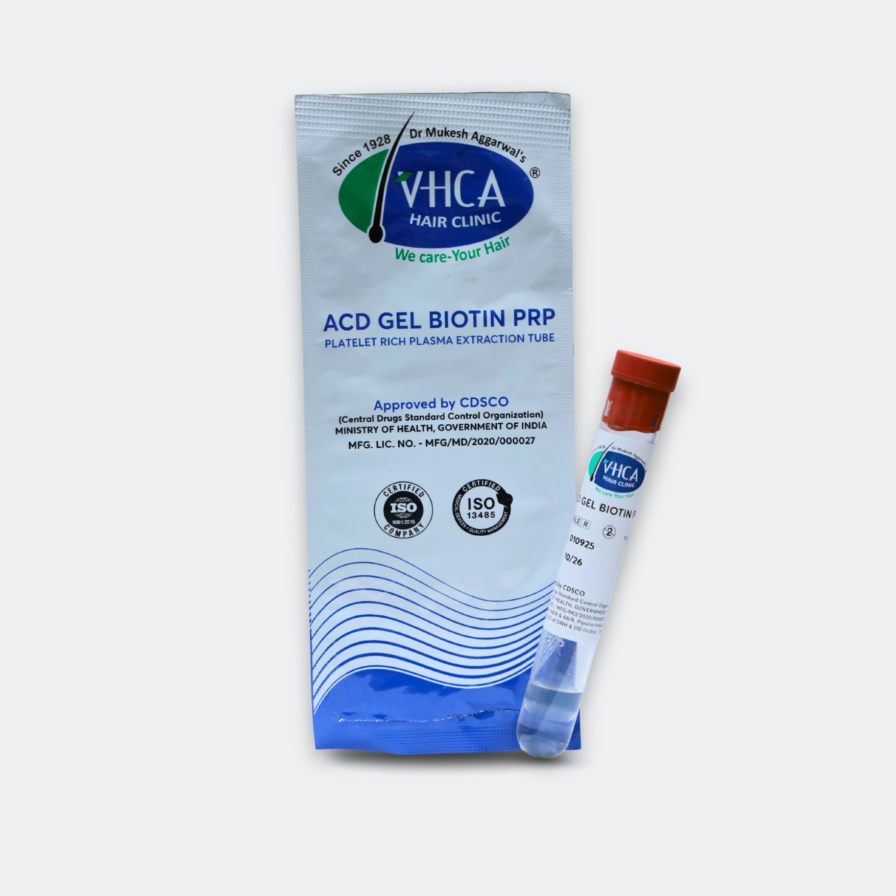 VHCA ACD Gel Biotin PRP (Platelet Rich Plasma Extraction Tube)