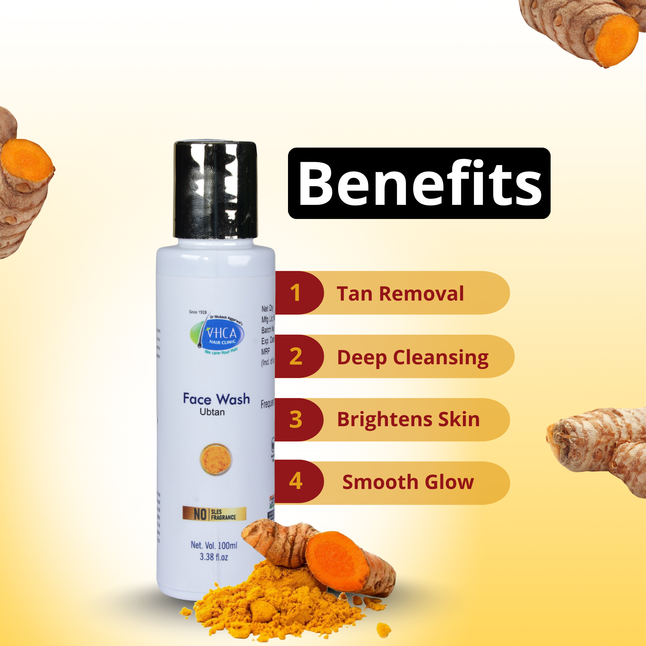 Ubtan Foaming Face Wash