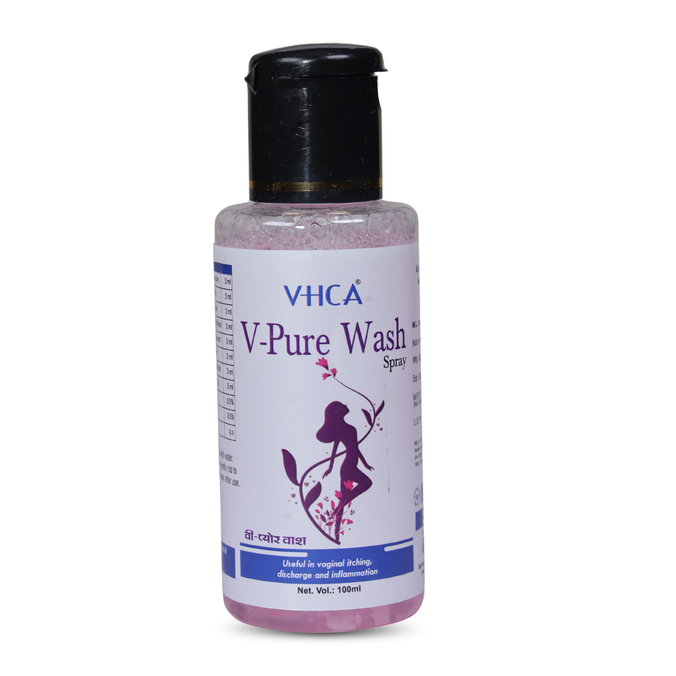 VHCA V-Pure Wash | Ayurvedic Vaginal Wash for Itching, Discharge & Inflammation
